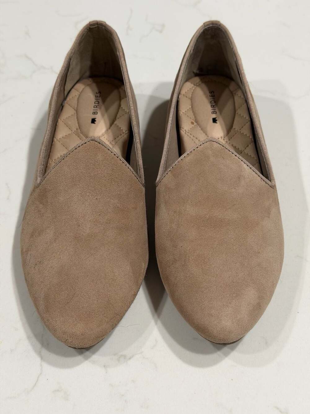 Birdies The Starling Latte Suede Leather Slip on Loafer Comfort Shoes Size 6.5 - Picture 3 of 8